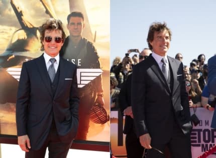 Том Круз “Топ Ган: Маверик” кино нээлтийн ёслолд нисдэг тэрэг жолоодон ирлээ.