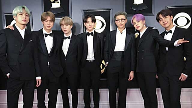 BTS хамтлаг Америкийн Грэммийн шагнал гардуулах ёслолд...